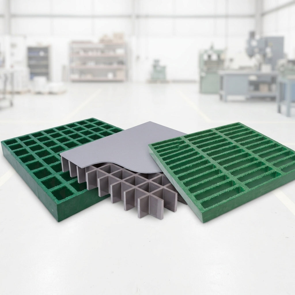 Rejillas de fibra de vidrio (Grating FRP)