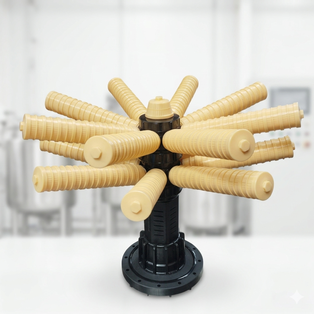 Distribuidor inferior con instalación inferior